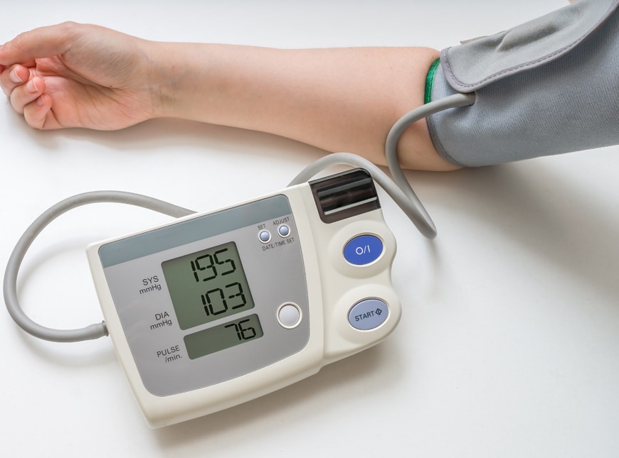 Ambulatory blood pressure monitoring hi-res stock photography and